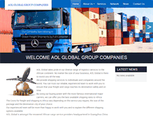 Tablet Screenshot of aolglobalgroup.com